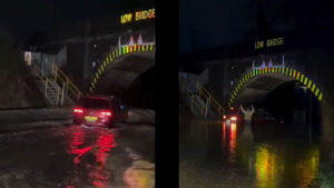 Wolverhampton Uber driver trapped in flooded tunnel