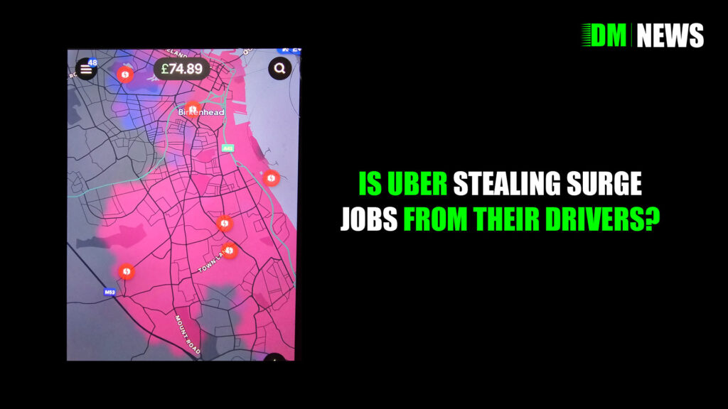 Is Uber stealing surge jobs from their drivers?