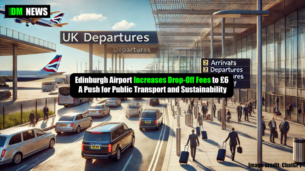 Edinburgh Airport Increases Drop-Off Fees to £6 A Push for Public Transport and Sustainability