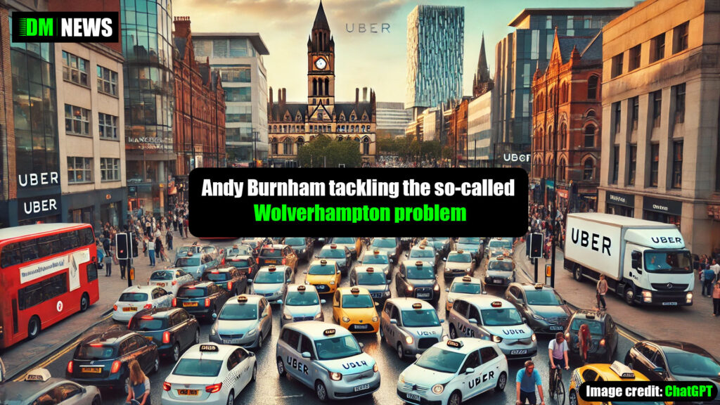 Andy Burnham tackling the so-called 'Wolverhampton problem' during an interview today