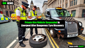 Private Hire Vehicle Suspended in Liverpool After Dangerous Tyre Discovery