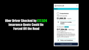 Uber Driver Shocked by £17,524 Insurance Quote – Could Be Forced Off the Road