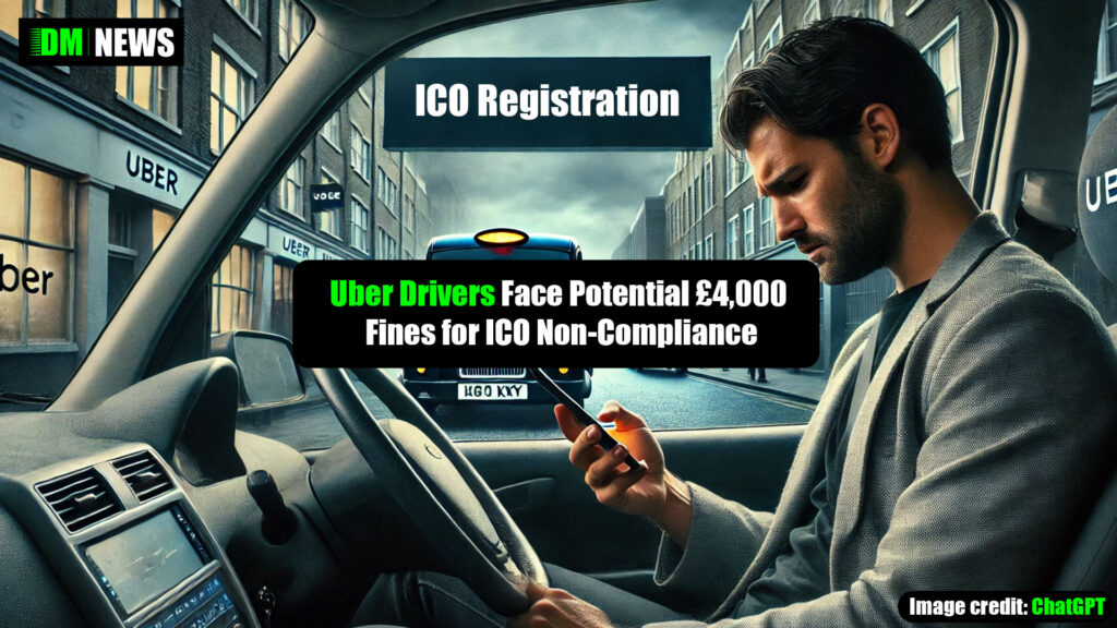 Uber Drivers Face Potential £4,000 Fines for ICO Non-Compliance