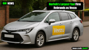Norfolk's Largest Taxi Firm Rebrands as Veezu, Embracing Technology and Sustainability