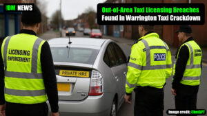 Out-of-Area Taxi Licensing Breaches Found in Warrington Taxi Crackdown