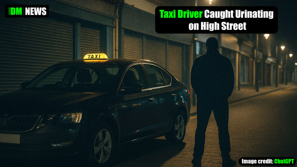 Taxi Driver Caught Urinating on High Street Keeps His Licence After Health Condition Revealed