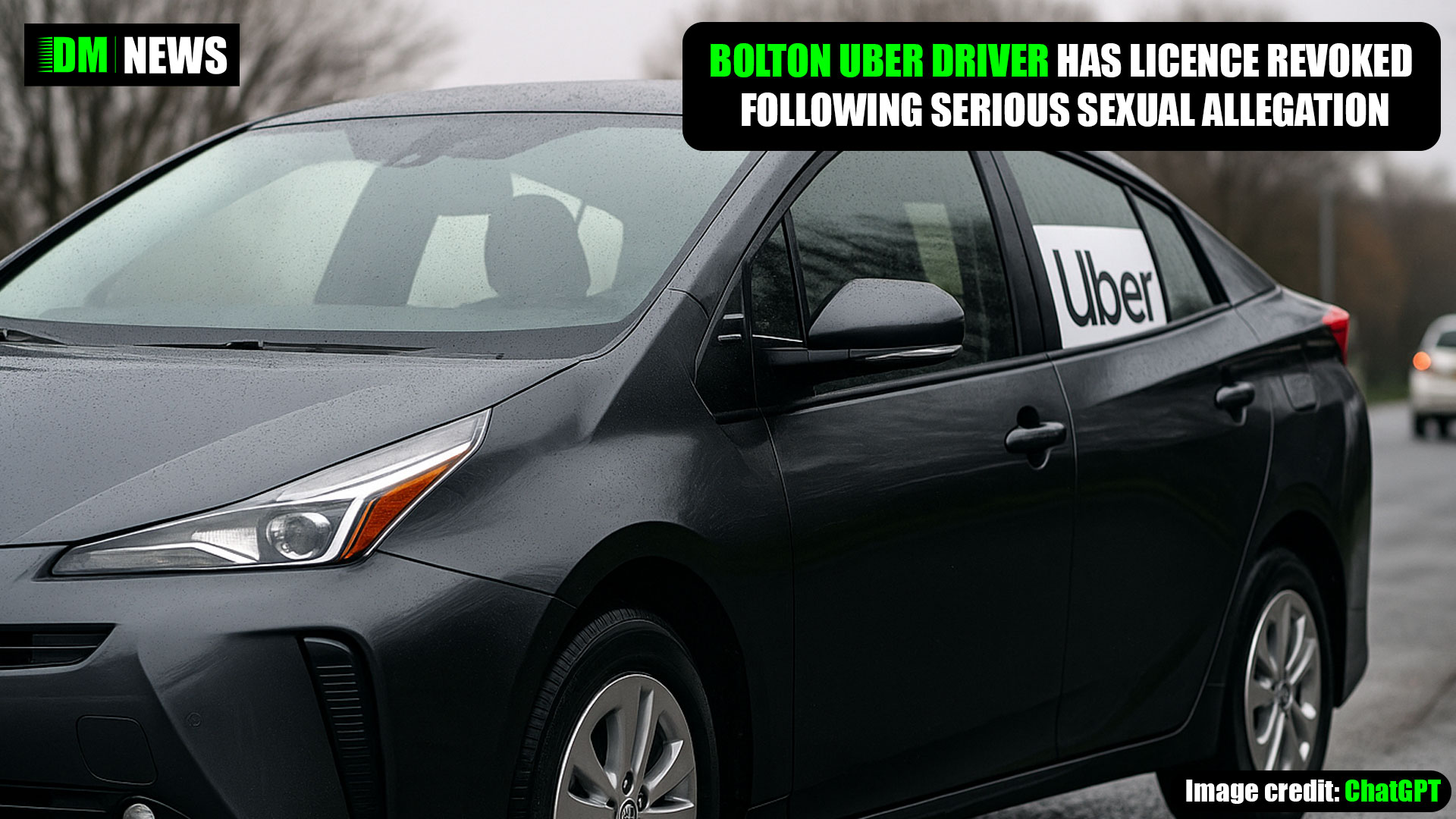 BOLTON UBER DRIVER HAS LICENCE REVOKED FOLLOWING SERIOUS SEXUAL ALLEGATION