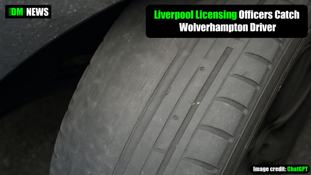 Liverpool Licensing Officers Catch Wolverhampton Driver with Dangerous Tyre – Licence Suspended