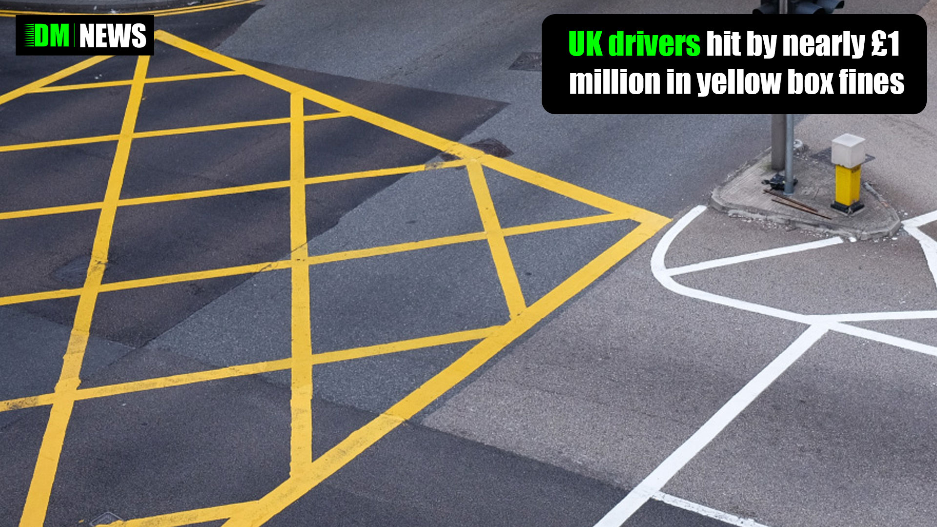 UK drivers hit by nearly £1 million in yellow box fines