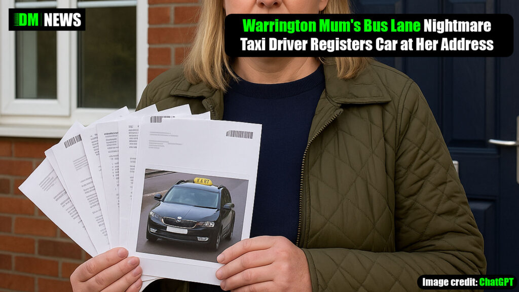 Warrington Mum's Bus Lane Nightmare: Taxi Driver Registers Car at Her Address, Triggers £770 in Fines