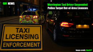 Warrington Taxi Driver Suspended in Licensing Crackdown as Police Target Out-of-Area Licences