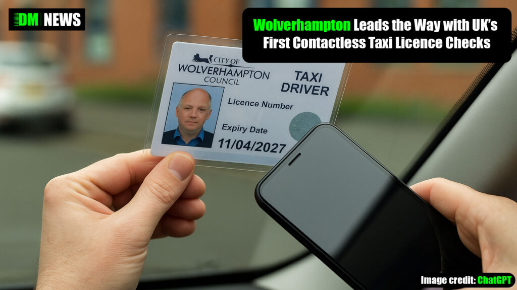 Wolverhampton Leads the Way with UK’s First Contactless Taxi Licence Checks