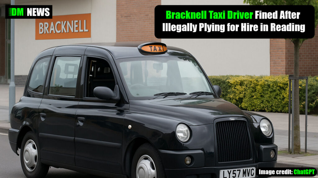 Bracknell Taxi Driver Fined After Illegally Plying for Hire in Reading