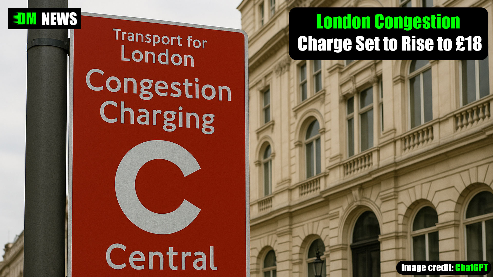 Central London Congestion Charge Set to Rise to £18 Under New TfL Proposals