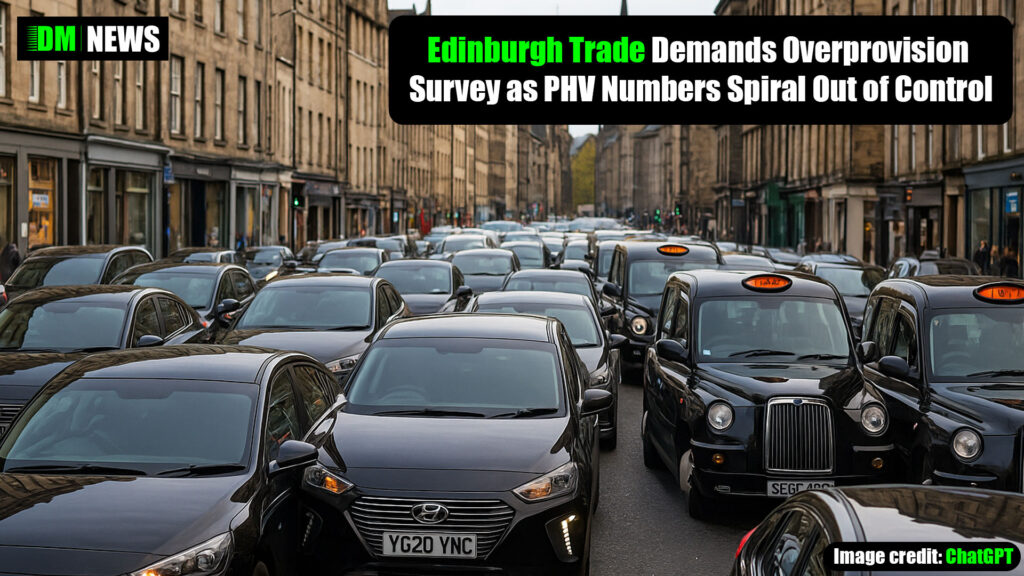 Edinburgh Trade Demands Overprovision Survey as PHV Numbers Spiral Out of Control
