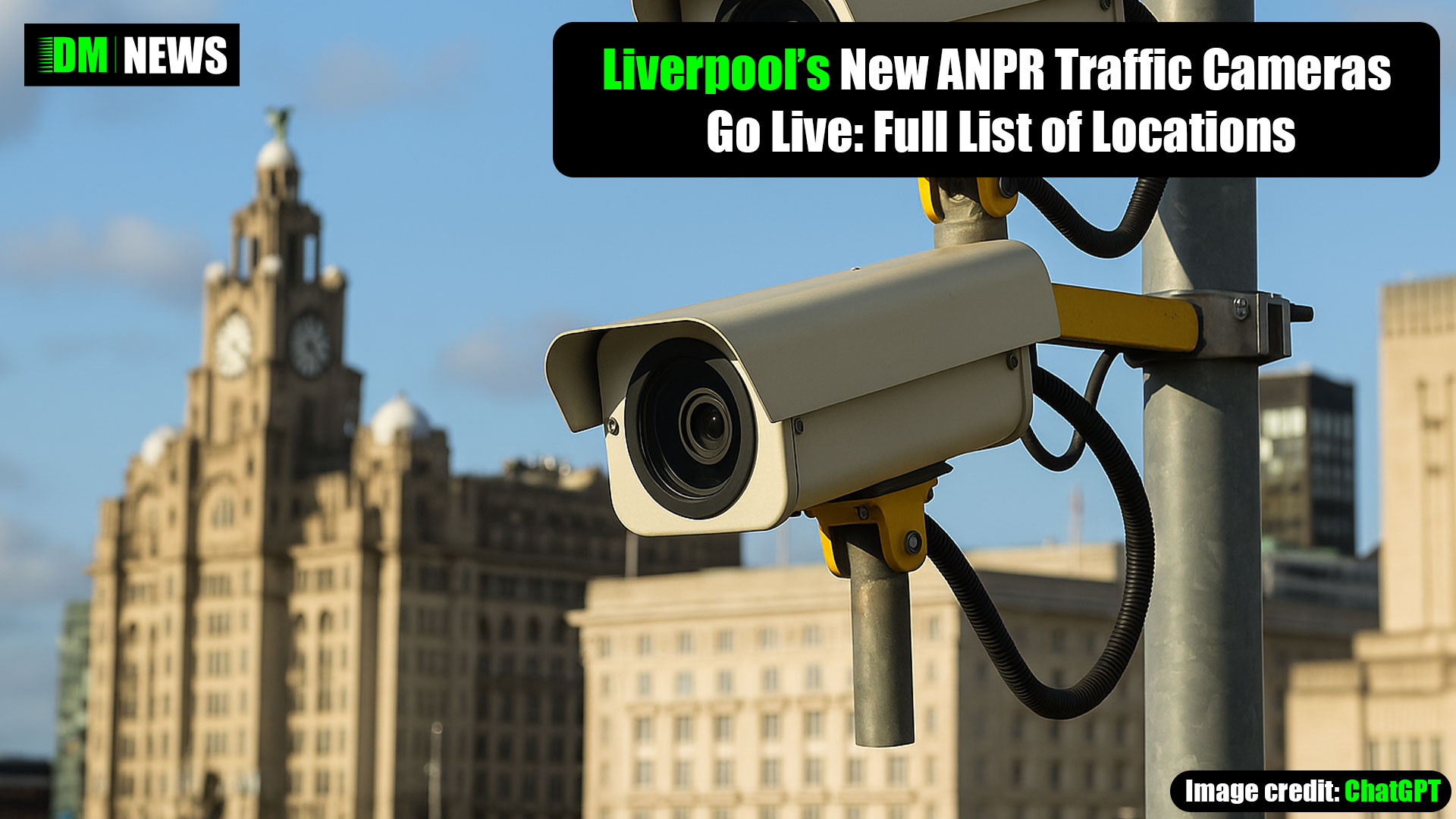 Liverpool’s New ANPR Traffic Cameras Go Live: Full List of Locations