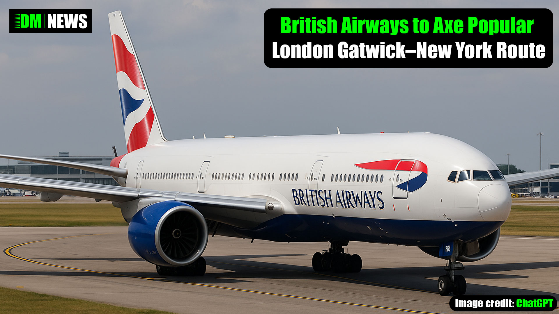 British Airways to Axe Popular London Gatwick–New York Route