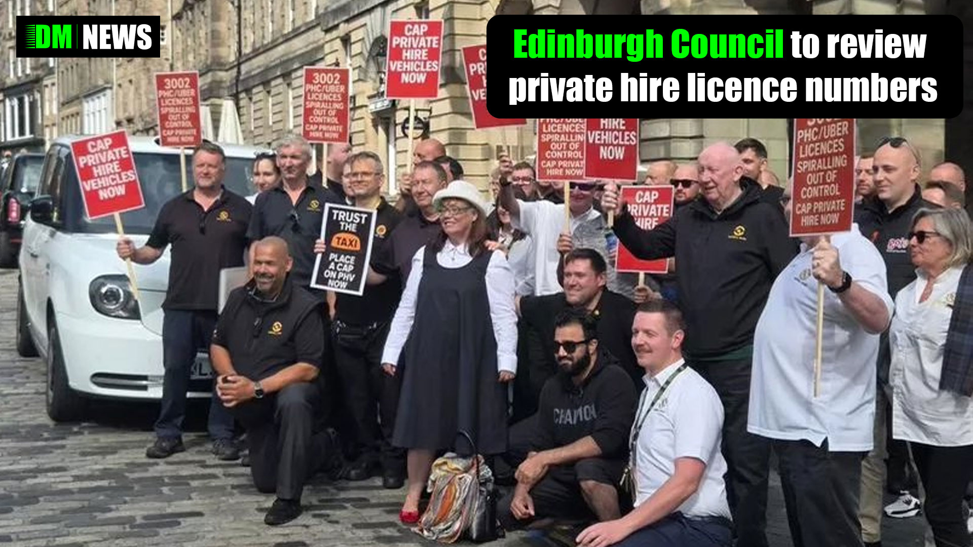 Edinburgh Council to review private hire licence numbers after taxi drivers raise concerns