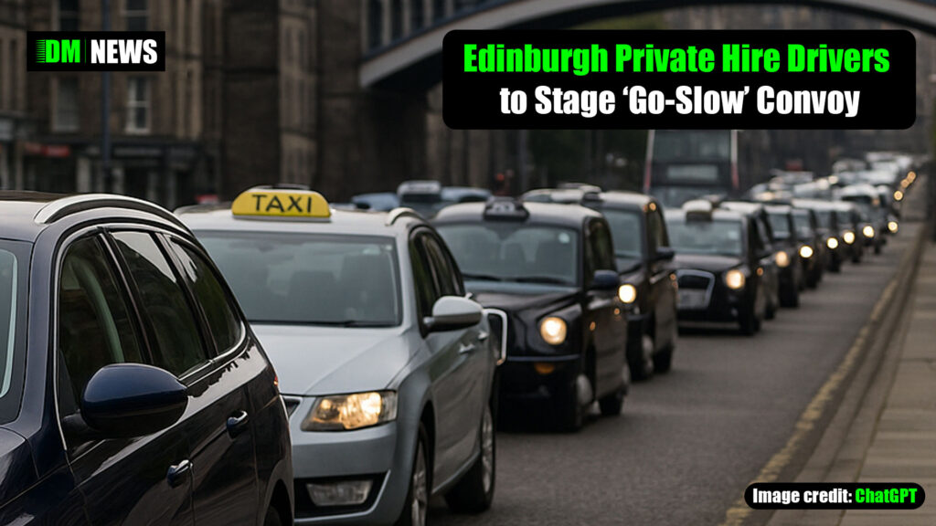 Edinburgh Private Hire Drivers to Stage ‘Go-Slow’ Convoy Over Council Disputes