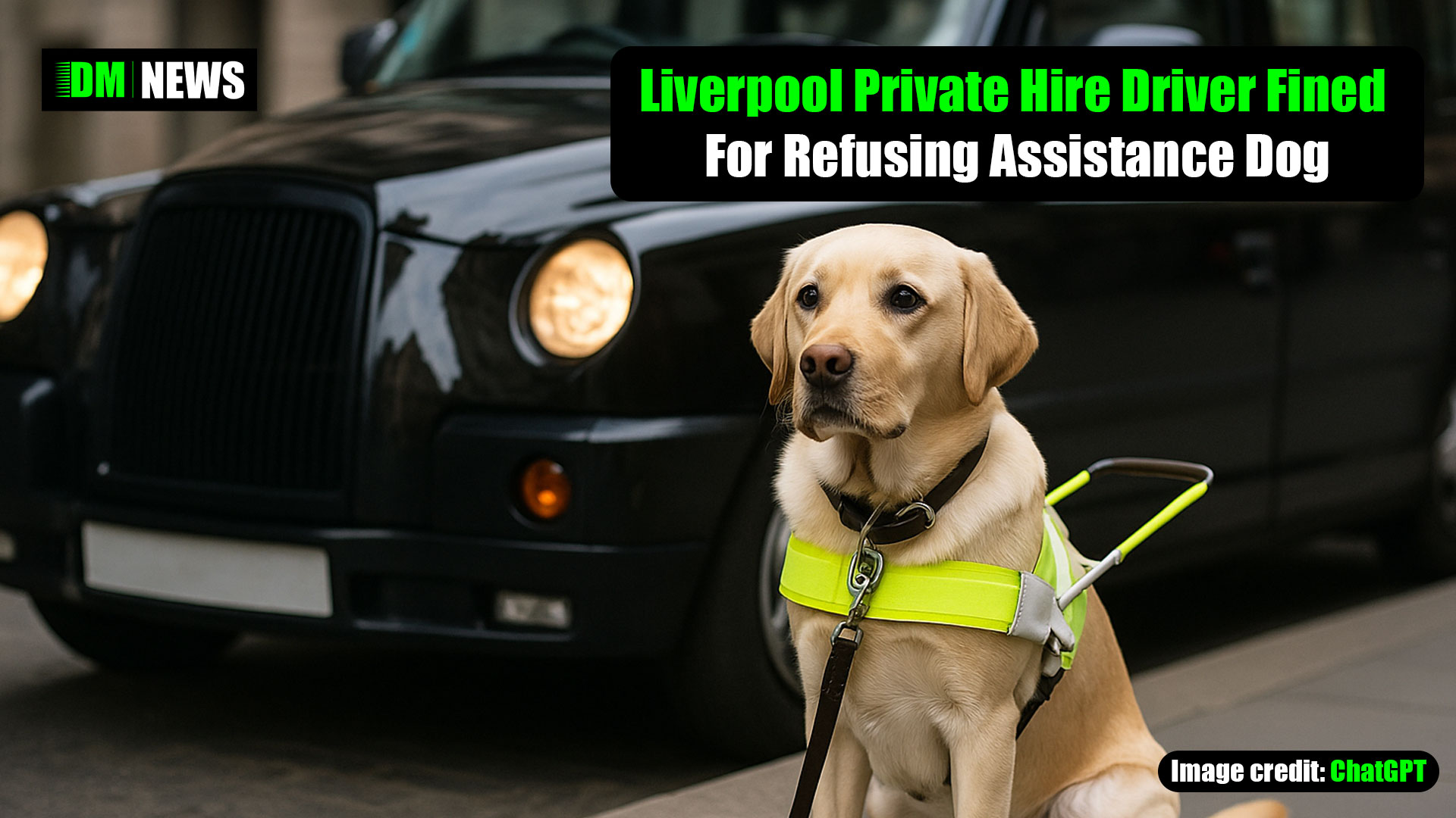 Liverpool Private Hire Driver Fined For Refusing Assistance Dog