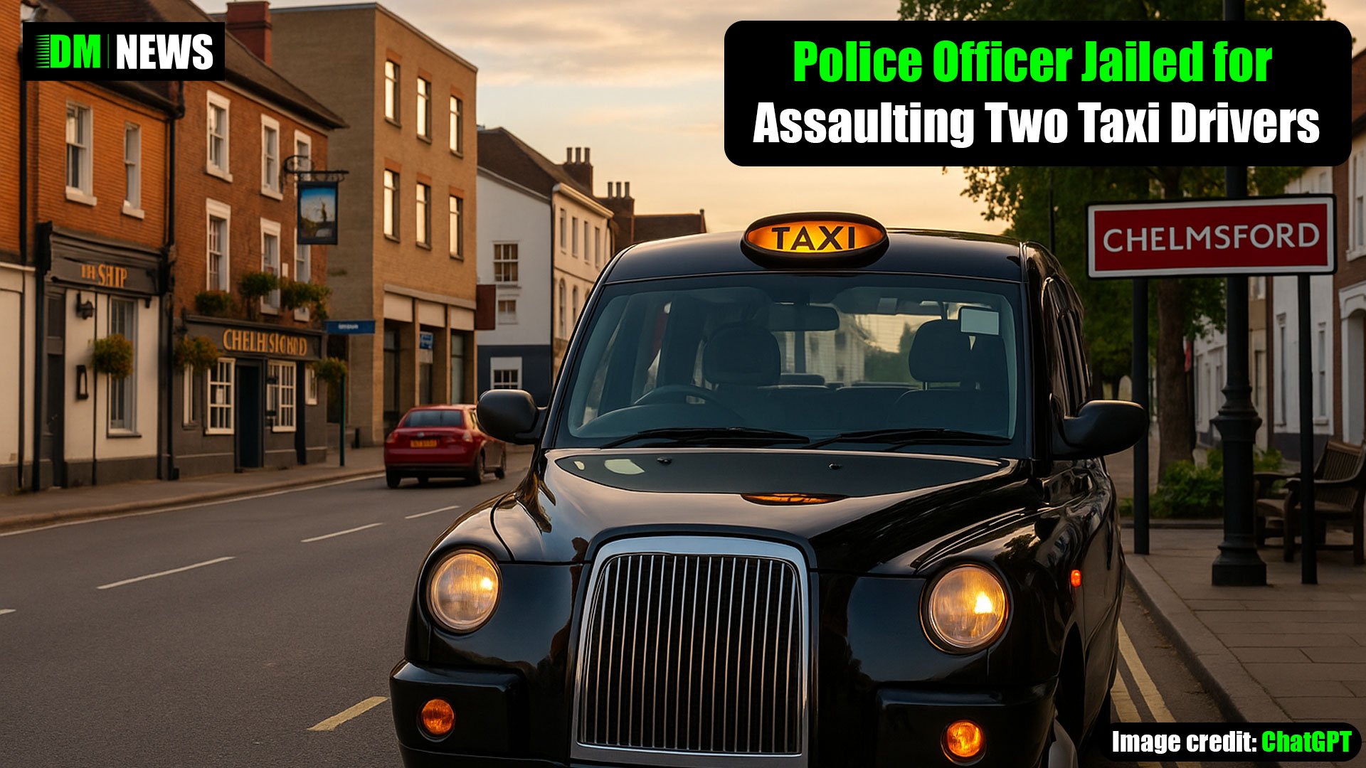 Off-Duty Met Police Officer Jailed for Assaulting Two Taxi Drivers in Chelmsford