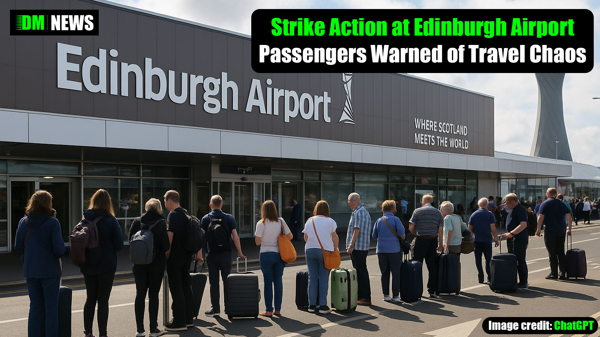 Strike Action at Edinburgh Airport: Passengers Warned of Travel Chaos