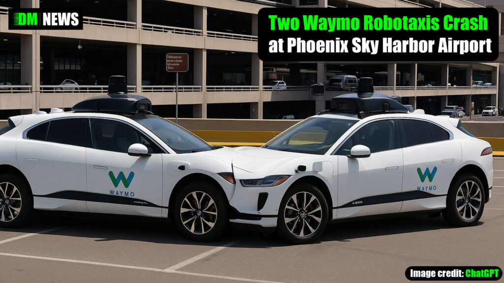 Two Waymo Robotaxis Crash at Phoenix Sky Harbor Airport