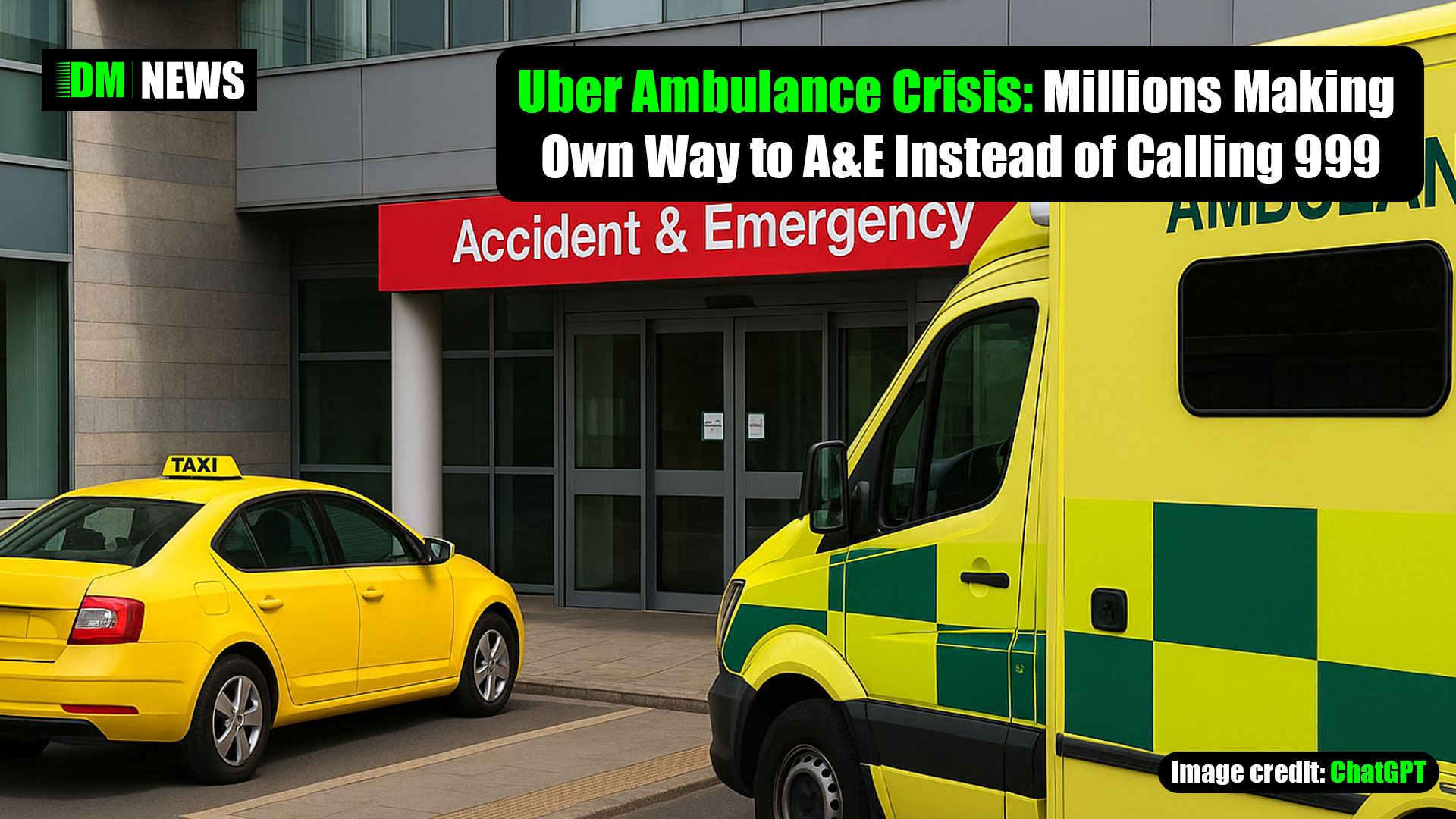 Uber Ambulance Crisis: Millions Making Own Way to A&E Instead of Calling 999