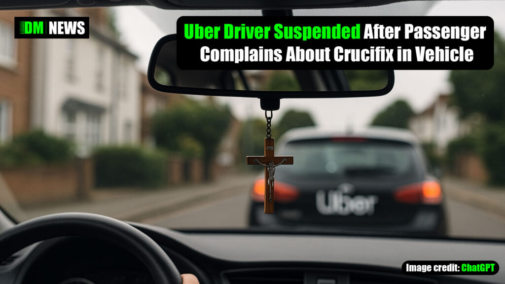 Uber Driver Suspended After Passenger Complains About Crucifix in Vehicle