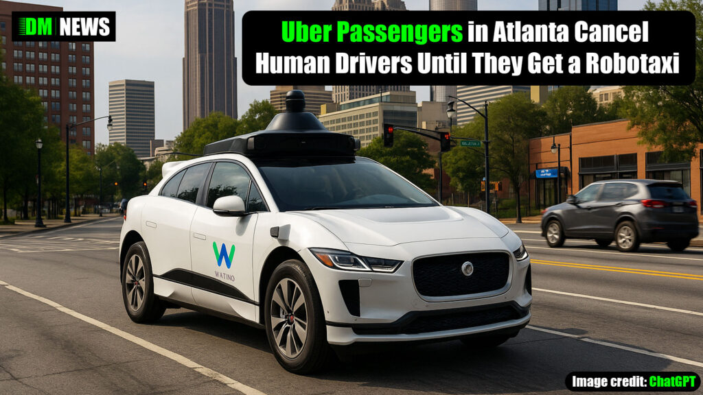 Uber Passengers in Atlanta Cancel Human Drivers Until They Get a Robotaxi