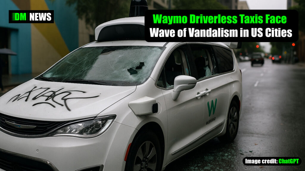 Waymo Driverless Taxis Face Wave of Vandalism in US Cities