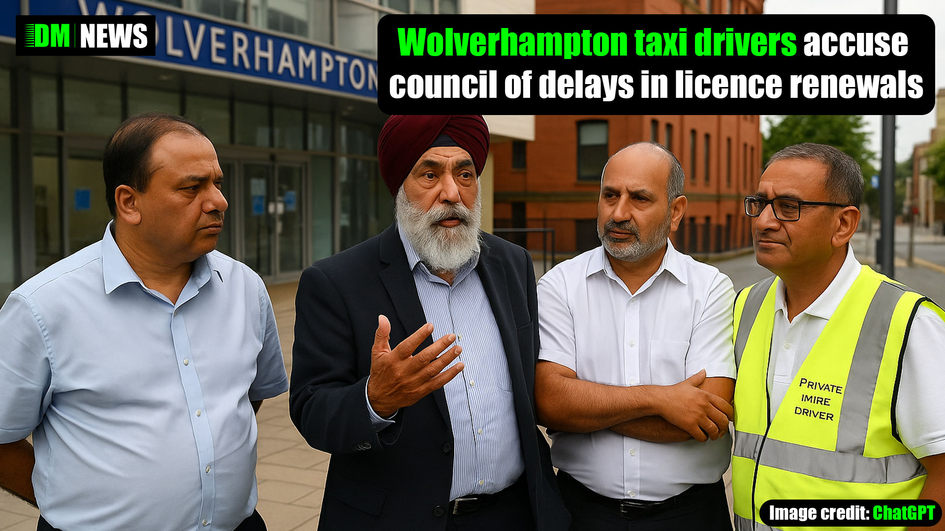 Wolverhampton taxi drivers accuse council of delays in licence renewals