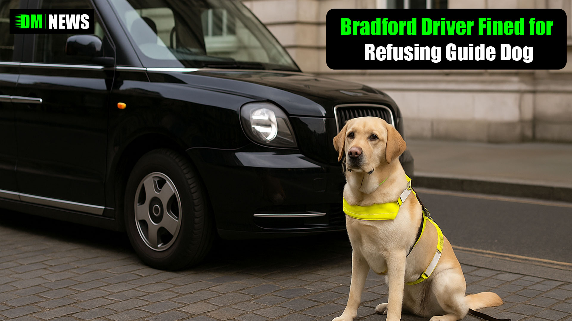 You need to order a pet Uber: Bradford Driver Fined for Refusing Guide Dog Passenger
