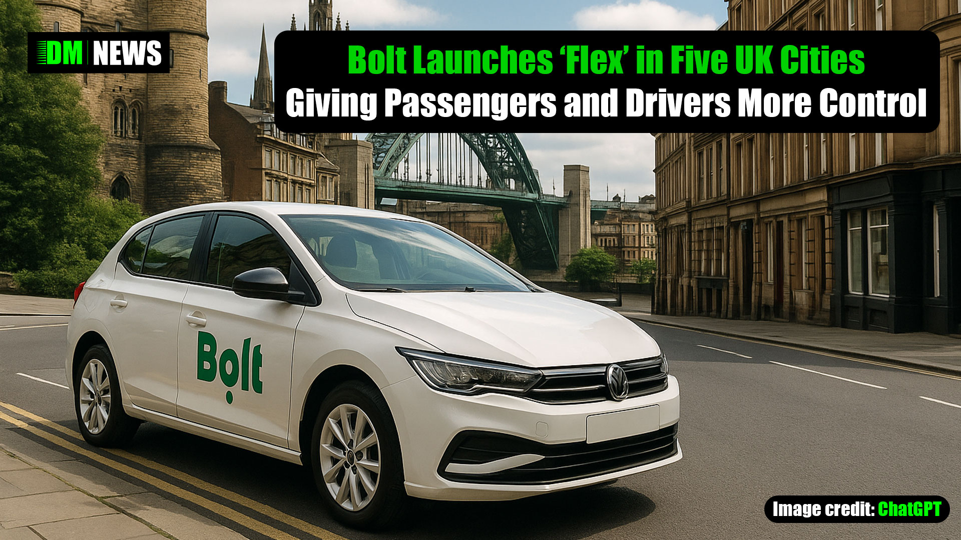 Bolt Launches ‘Flex’ in Five UK Cities – Giving Passengers and Drivers More Control