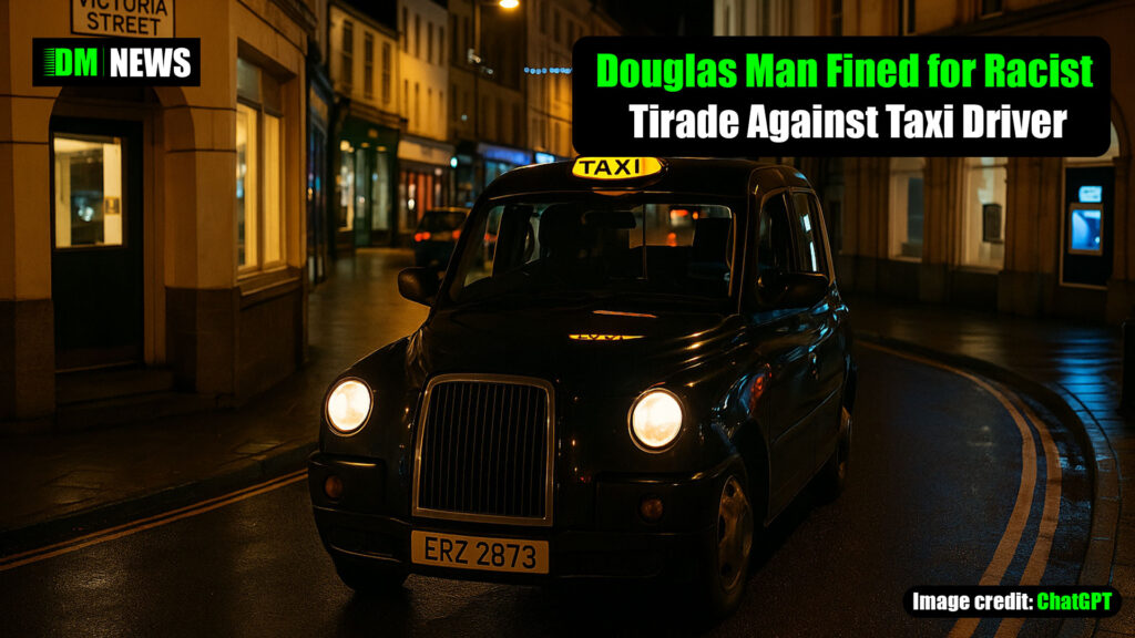 Douglas Man Fined for Racist Tirade Against Taxi Driver