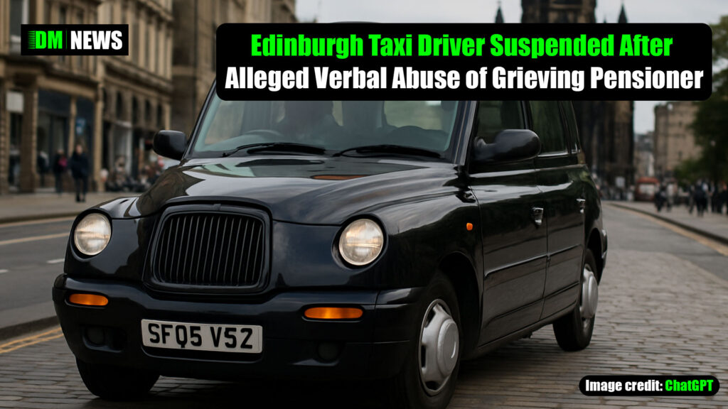 Edinburgh Taxi Driver Suspended After Alleged Verbal Abuse of Grieving Pensioner