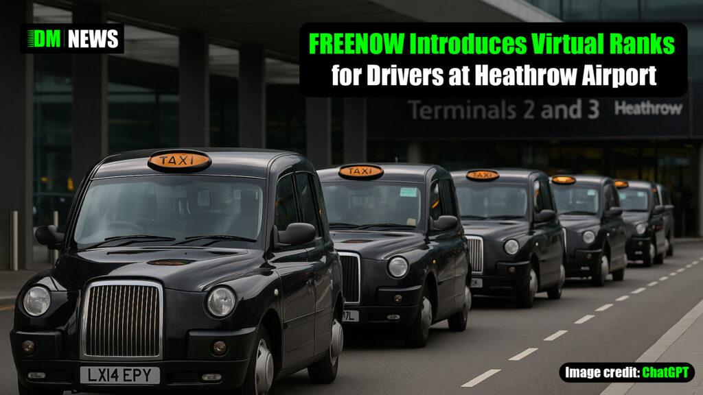 FREENOW Introduces Virtual Ranks for Drivers at Heathrow Airport