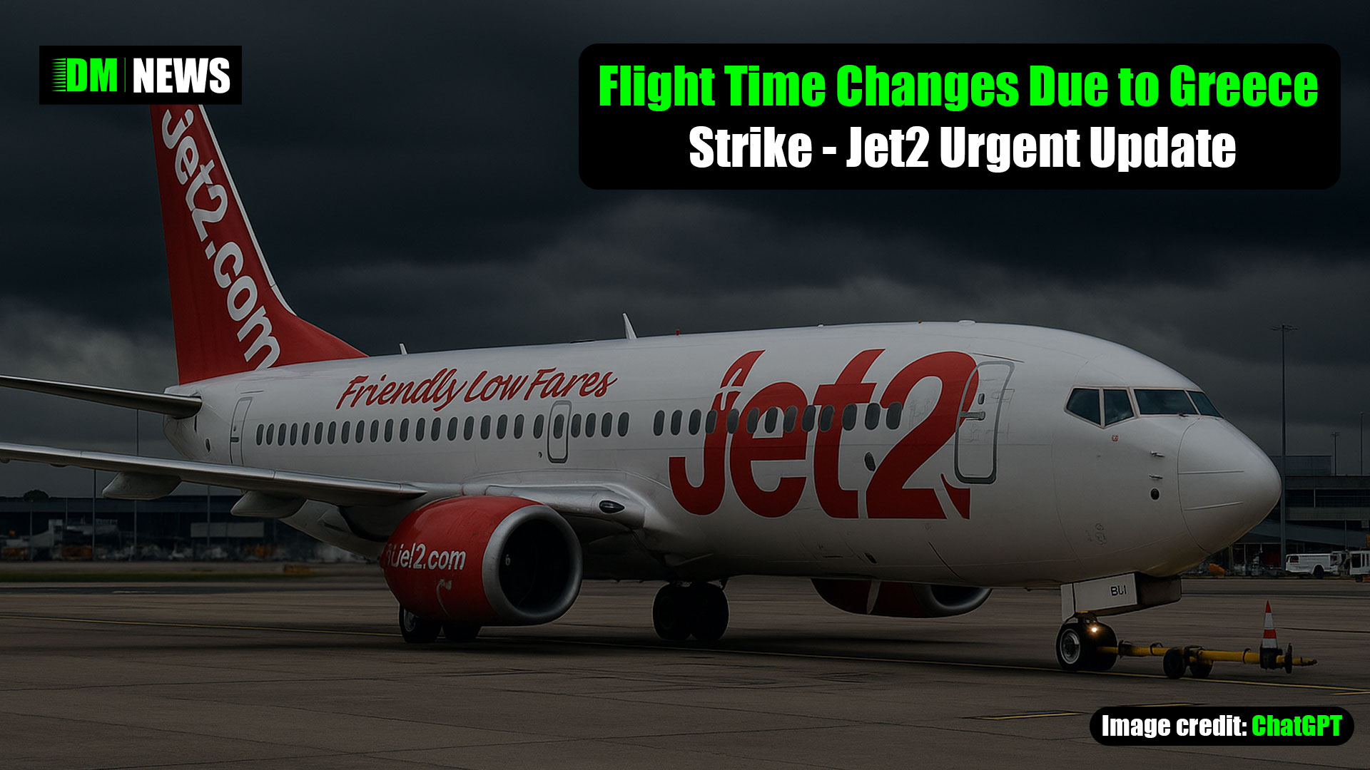Flight Time Changes Due to Greece Strike - Jet2 Urgent Update