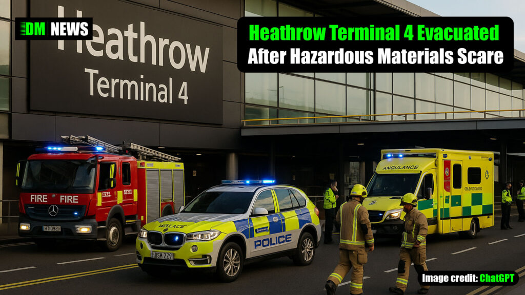 Heathrow Terminal 4 Evacuated After Hazardous Materials Scare