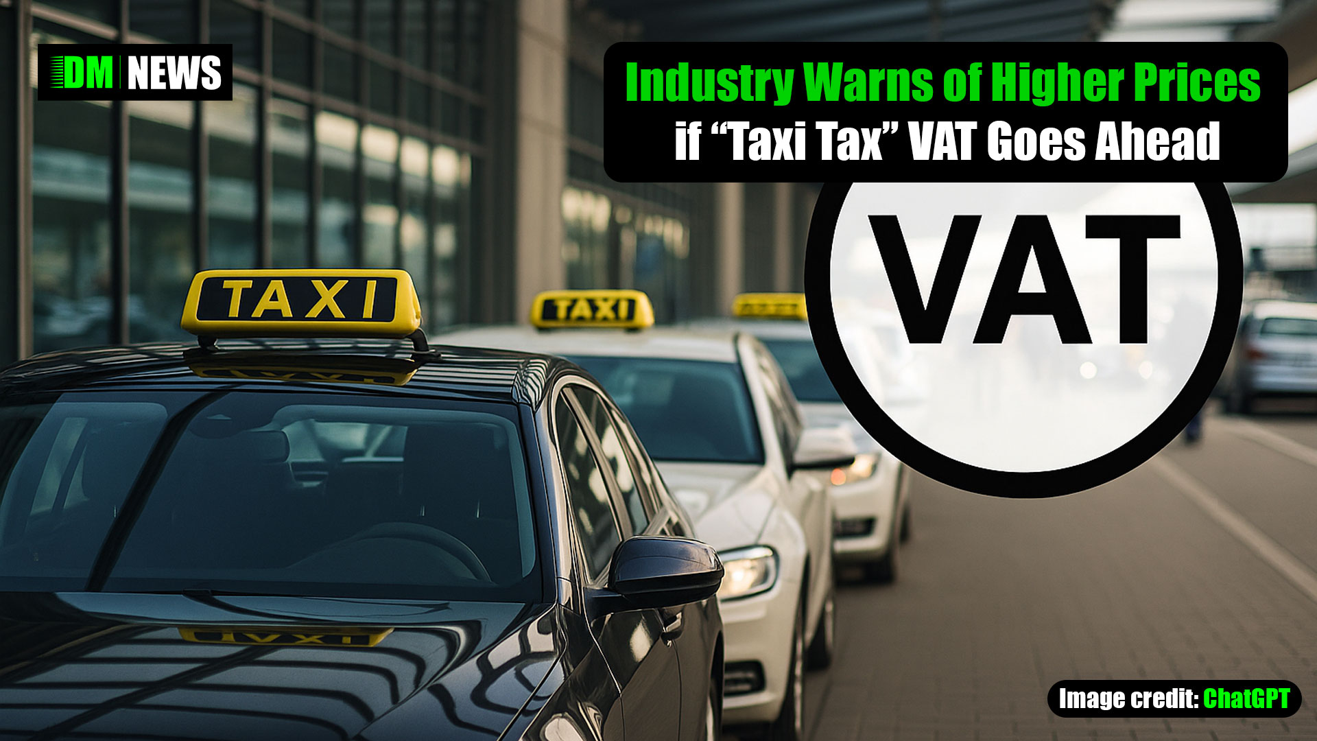 Industry Warns of Higher Prices if “Taxi Tax” VAT Goes Ahead