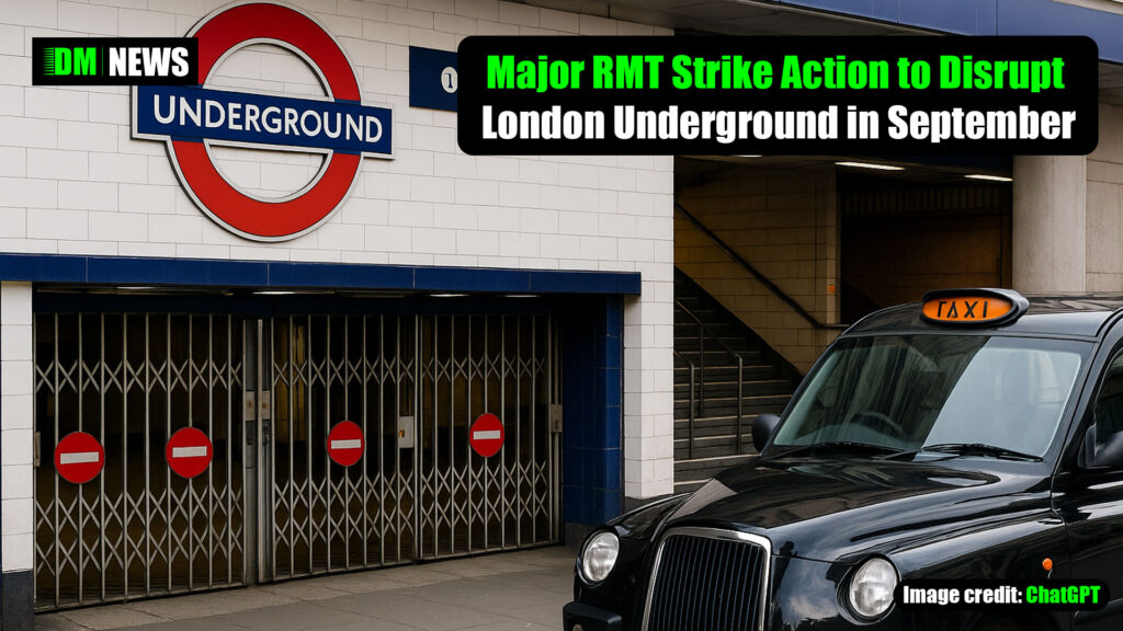 Major RMT Strike Action to Disrupt London Underground in September