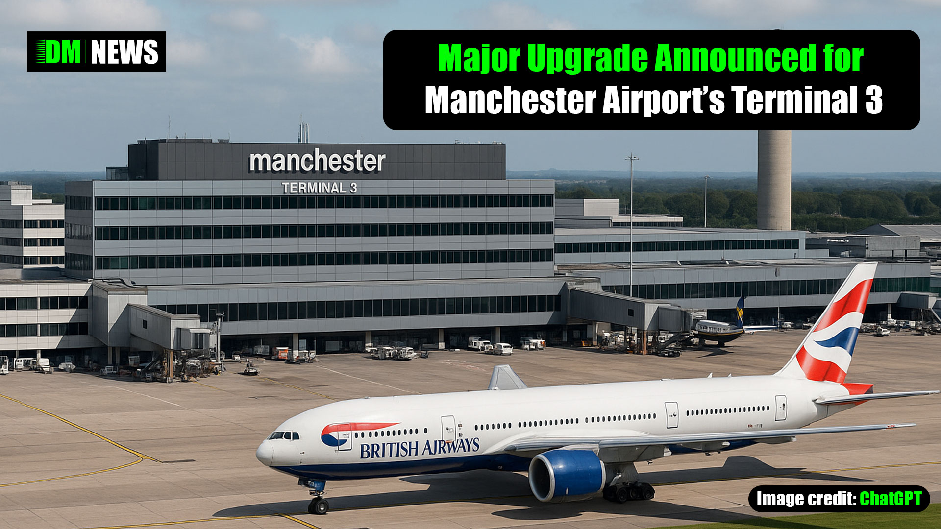 Major Upgrade Announced for Manchester Airport’s Terminal 3