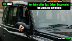 North Ayrshire Taxi Driver Suspended for Smoking in Vehicle