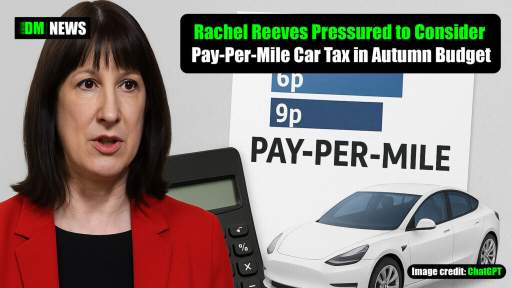 Rachel Reeves Pressured to Consider Pay-Per-Mile Car Tax in Autumn Budget