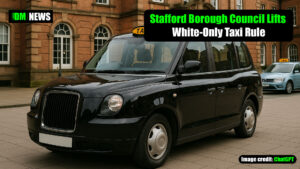 Stafford Borough Council Lifts White-Only Taxi Rule and Pushes for Greener Fleet by 2030