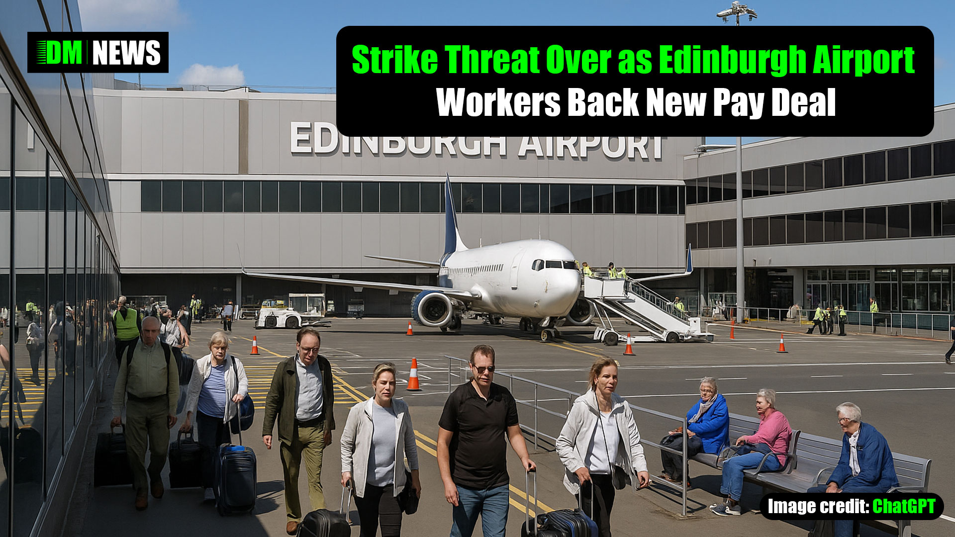 Strike Threat Over as Edinburgh Airport Workers Back New Pay Deal