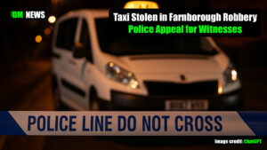 Taxi Stolen in Farnborough Robbery – Police Appeal for Witnesses