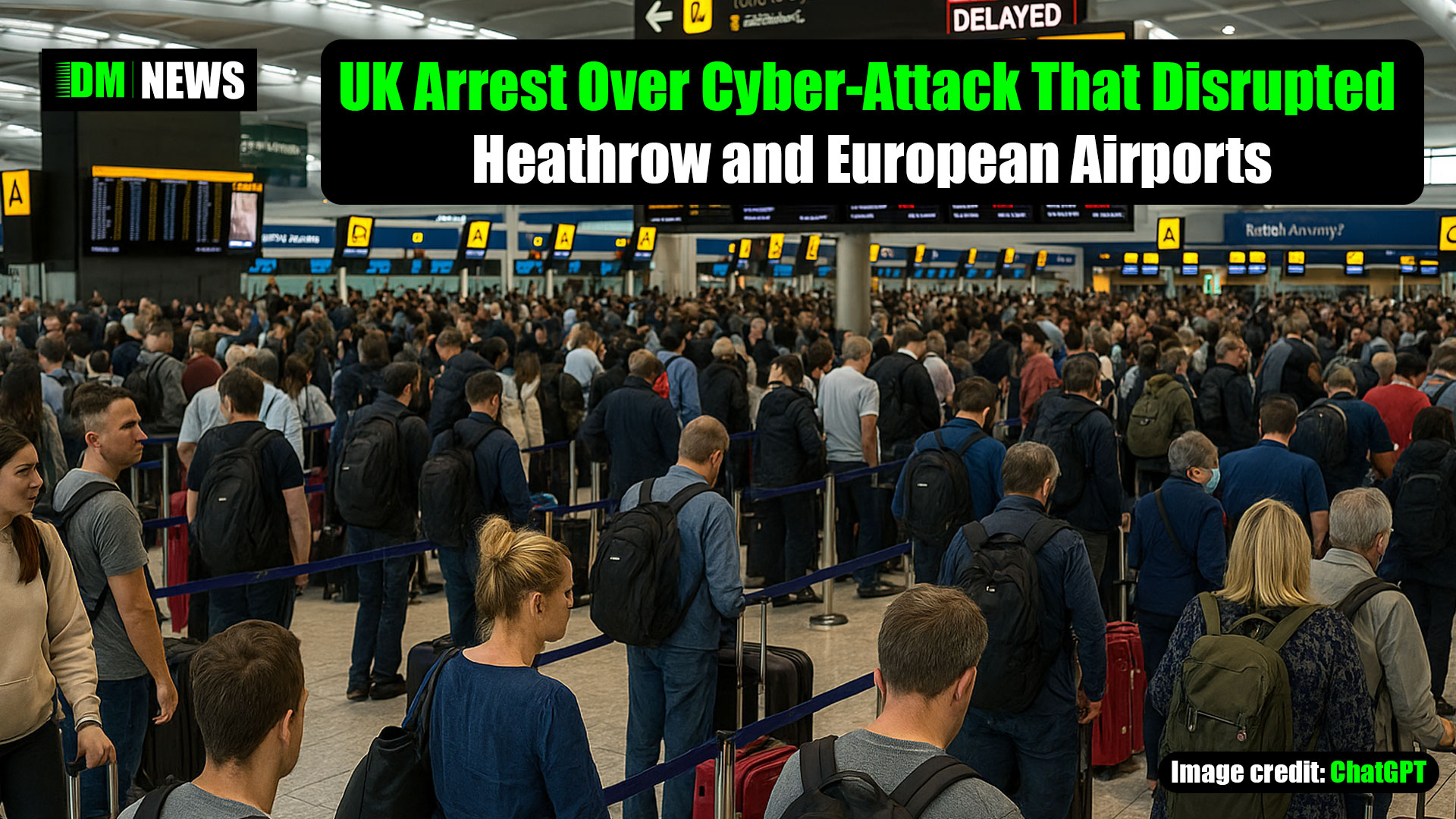 UK Arrest Over Cyber-Attack That Disrupted Heathrow and European Airports