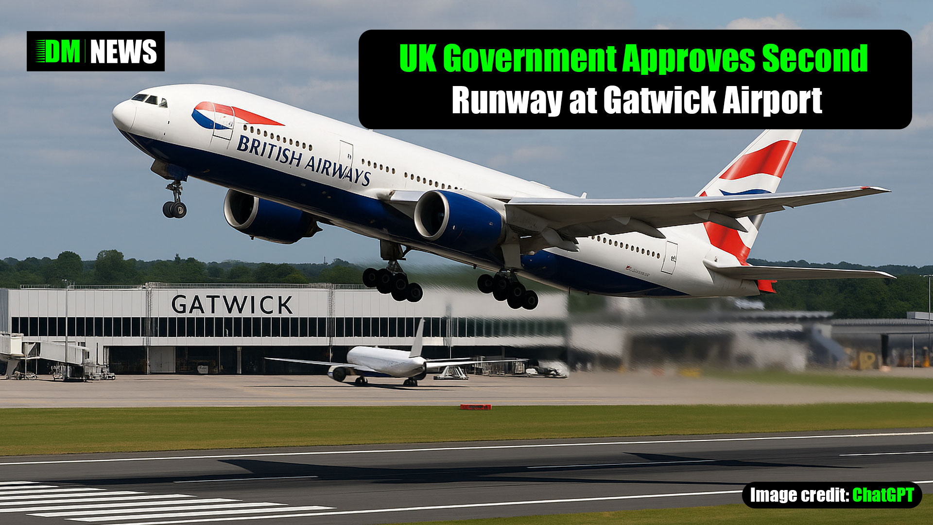 UK Government Approves Second Runway at Gatwick Airport