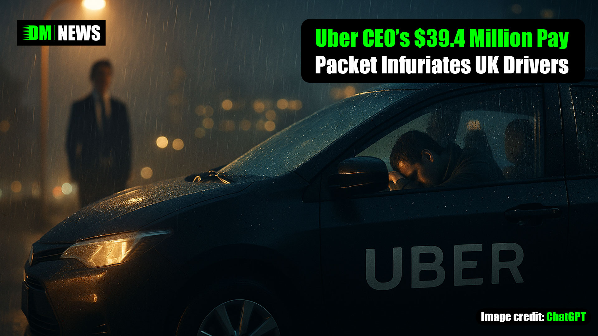 Uber CEO’s $39.4 Million Pay Packet Infuriates UK Drivers as Company Takes Bigger Slice of Fares